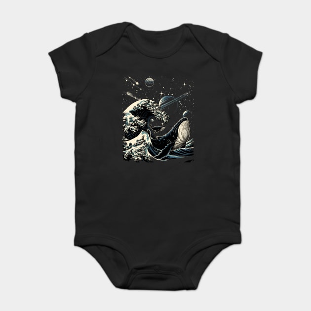 Cosmic Kanagawa Baby Bodysuit by GoshWow®